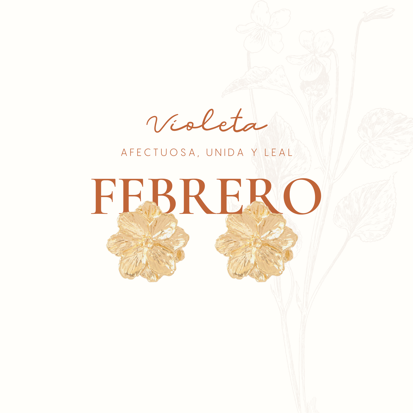 BROQUEL ENTRE FLOR, FEBRERO- VIOLETA