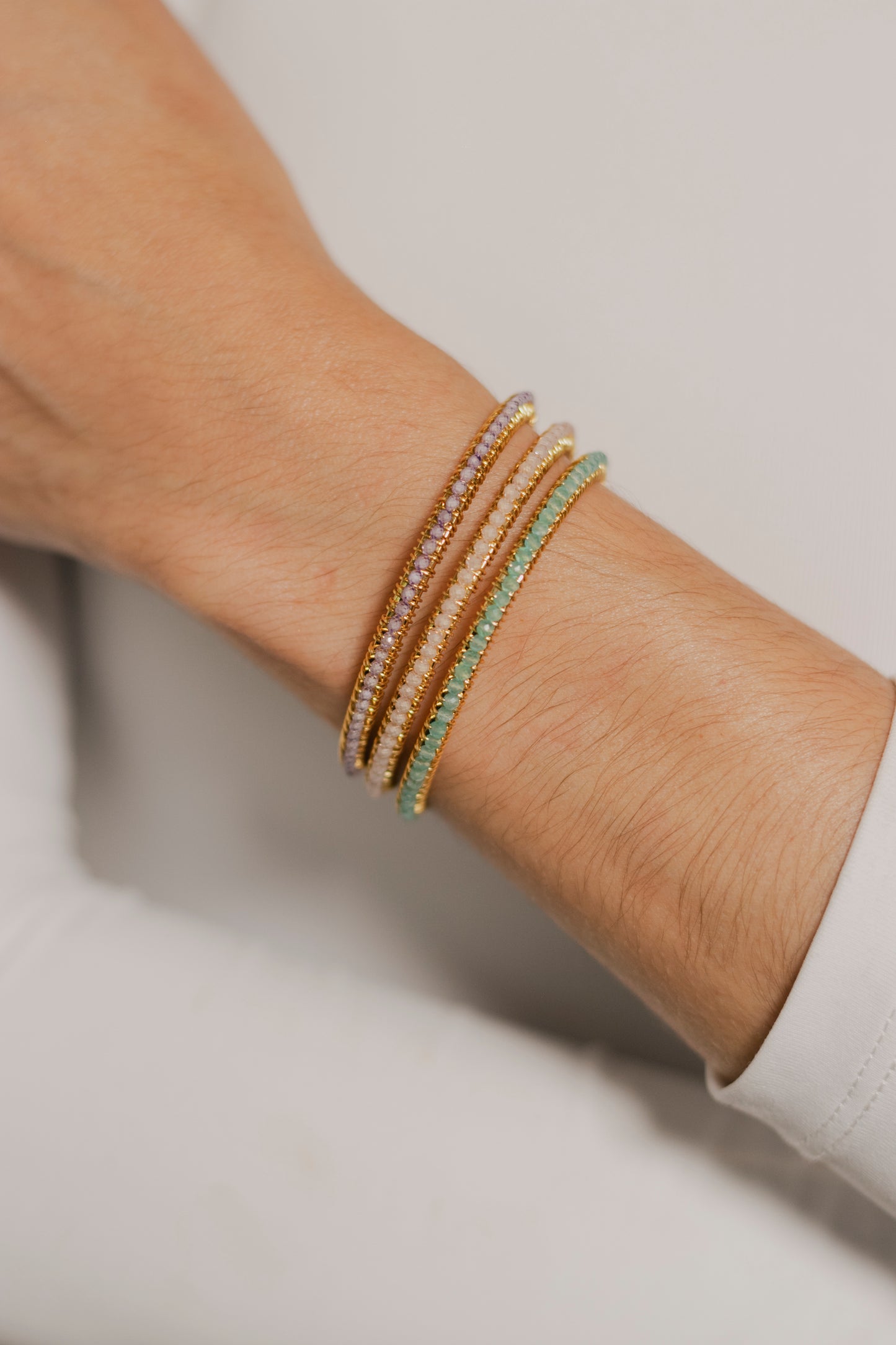 BRAZALETE ABANICO- AZUL