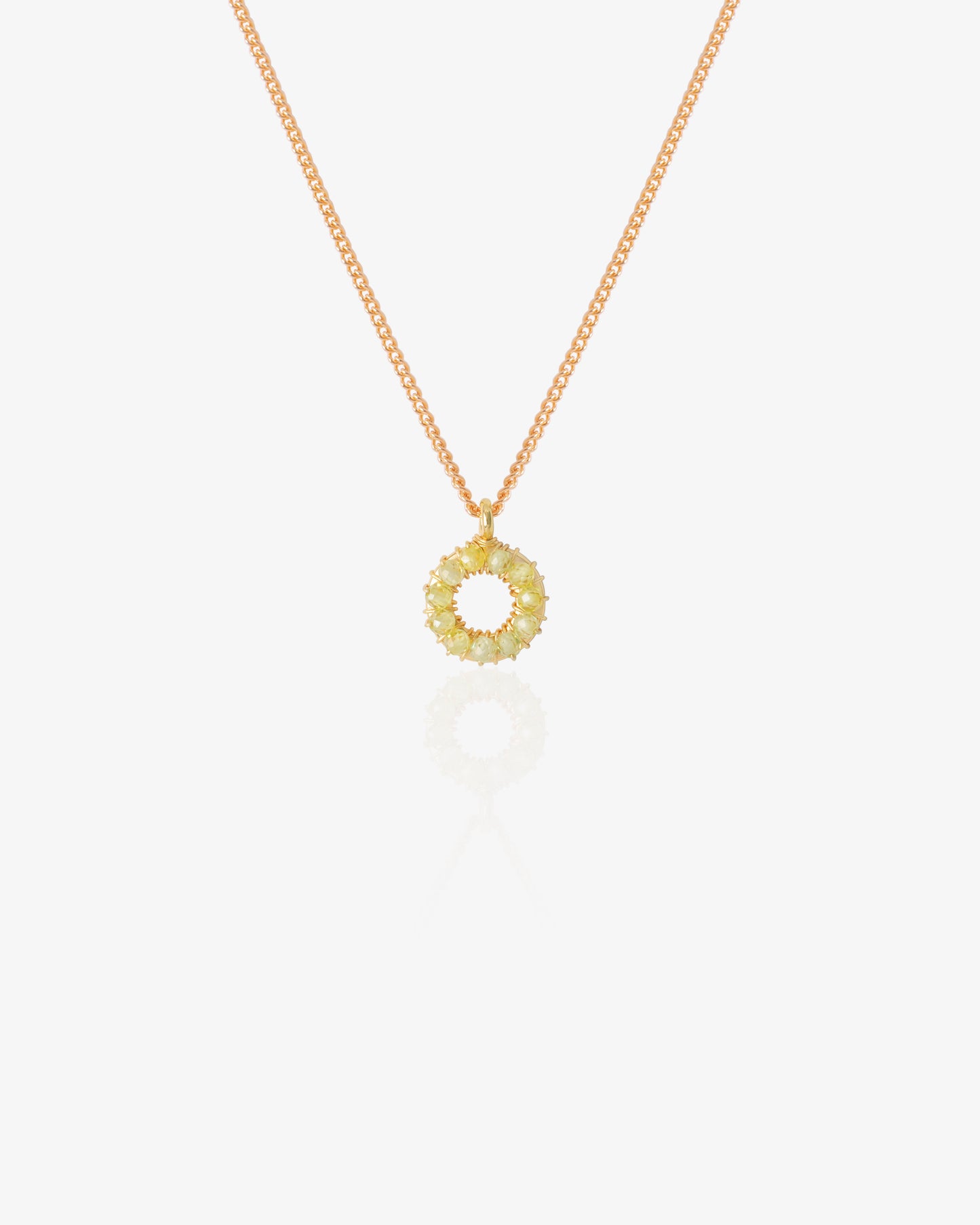 COLLAR SOLE PEQUEÑO- VERDE CLARO