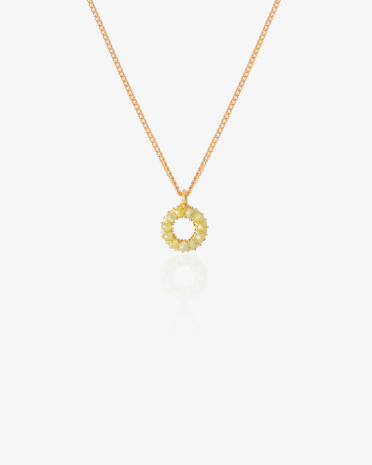 COLLAR SOLE PEQUEÑO- VERDE CLARO