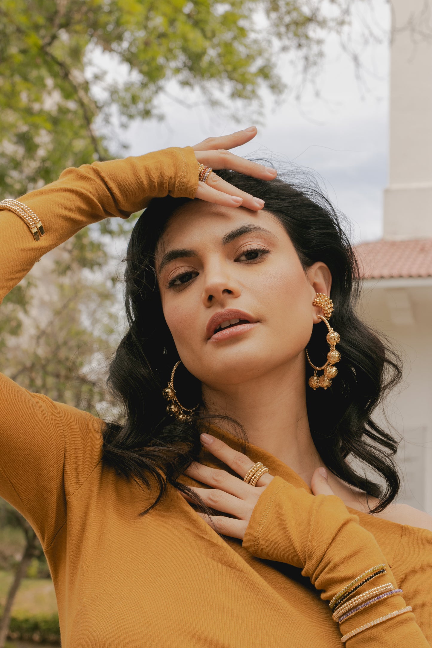 ARRACADA TASIA DORADA