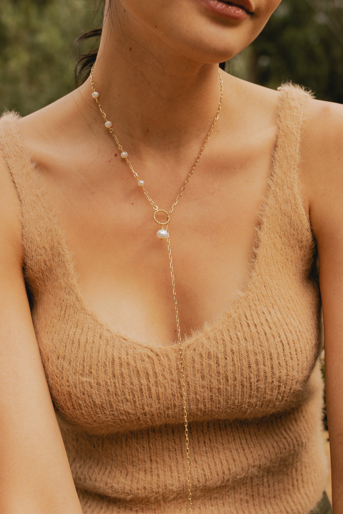 COLLAR CORBATA PERLA