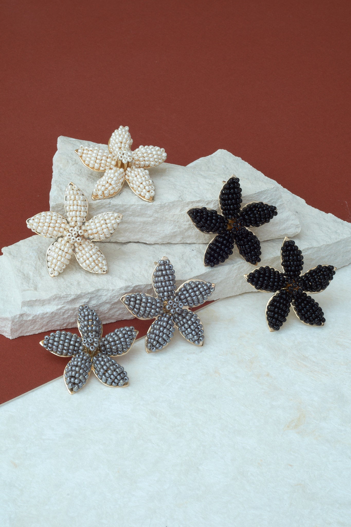 ARETE JAZMIN PEQUEÑO- VERDE OLIVO