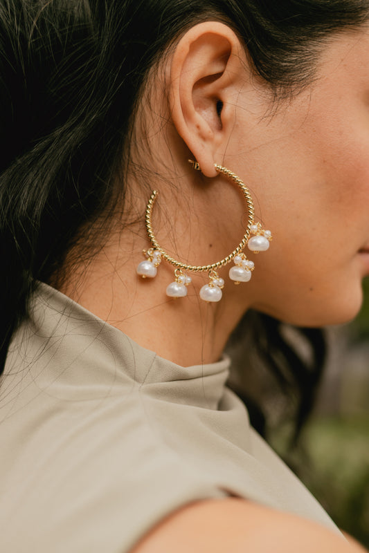 ARRACADA TASIA PERLA