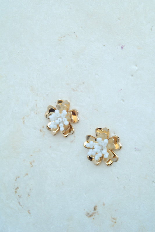 ARETE ZINIA PEQUEÑO- BLANCO
