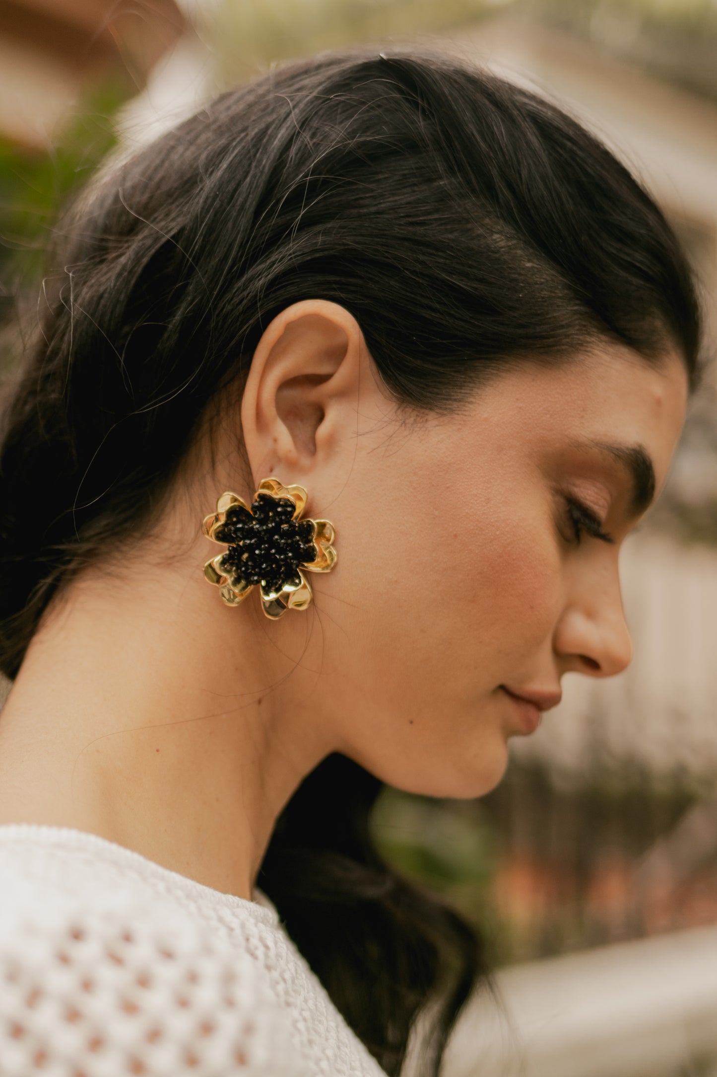 ARETE ZINIA GRANDE- NEGRO