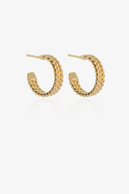 ARRACADA MIMBRE PEQUEÑA TEJIDO DELGADO