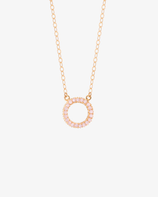 COLLAR SOLE GRANDE- ROSA CLARO